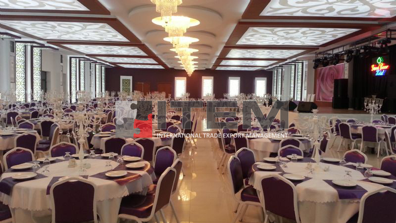 Kütahya Grand Çınar Hotel motif baskılı germe tavan uygulaması