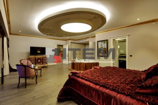 hotel kral dairesi dairesel barisol gergi tavan aydınlatması