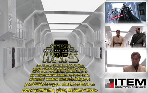 Star Wars Güç Uyanıyor Gergi Tavan