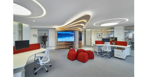 Bain&Company Akmerkez Gergi Tavan ve LED Aydınlatma Uygulamaları