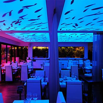 gergi tavanlar için hangi led gergi tavan blog restoran