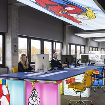 yaratıcı gergi tavan kullanımı